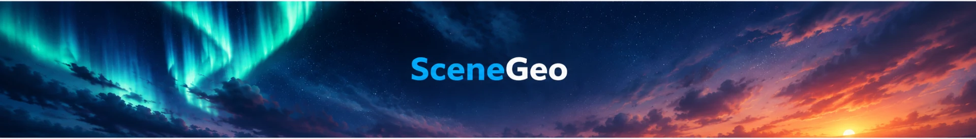 SceneGeo banner